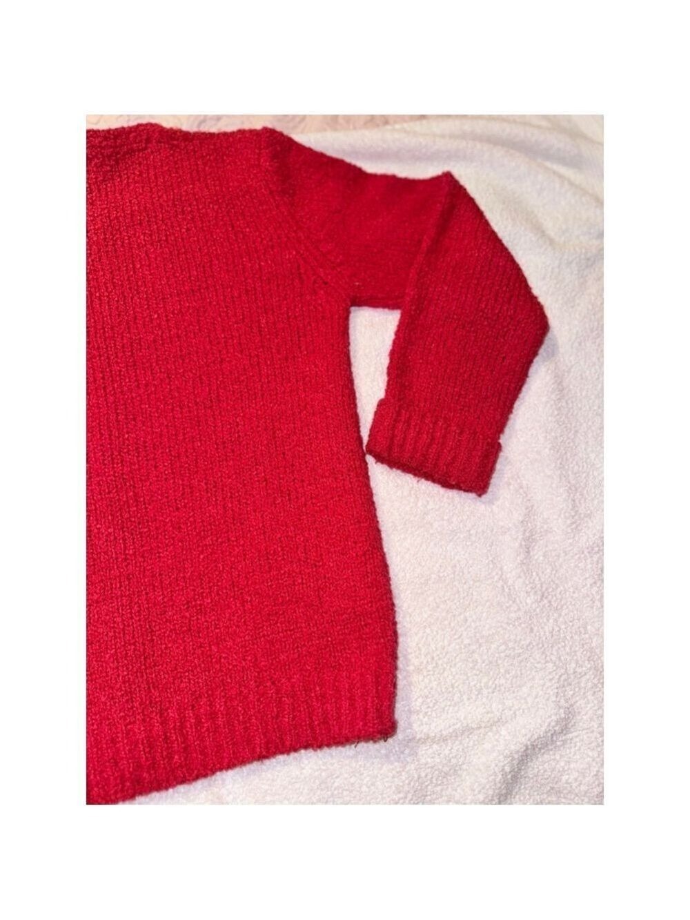 Red vintage sweater LeRoy knitwear size small Taiwan made - Picture 9 of 9